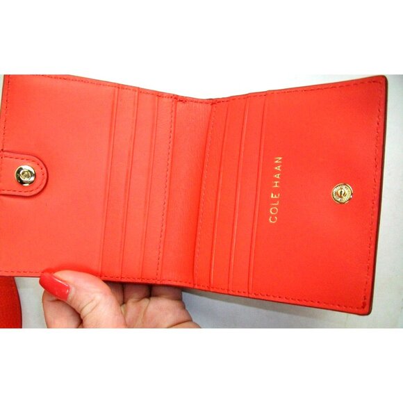 Cole Haan Shoulder Bag One Crossbody Leather Red /Ladies with Wallet. - Picture 8 of 12